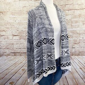 Alya Francesca’s Aztec swing cardigan sweater